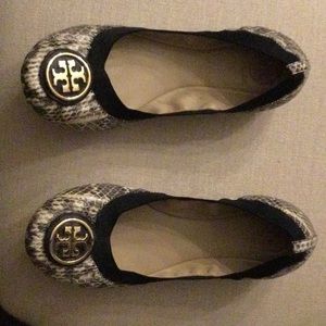 Authentic Tory Burch Snake Ballet Flats